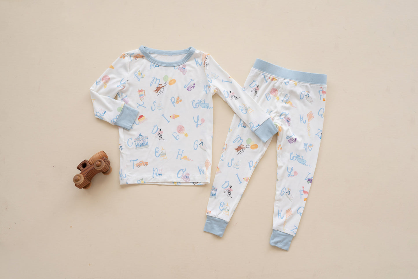Alphabet Bamboo 2 Piece