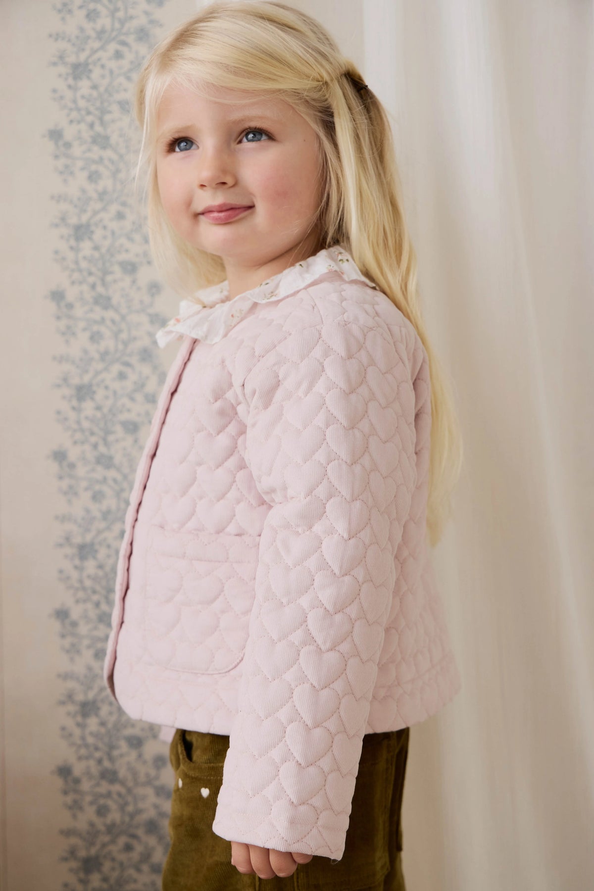 Misty Rose Pincord Jacket