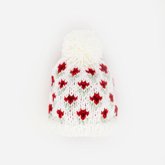Bitty Blooms Holiday Beanie