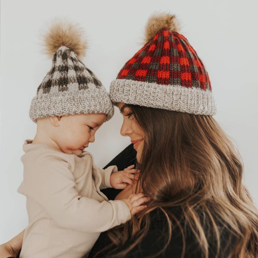Red Buffalo Beanie