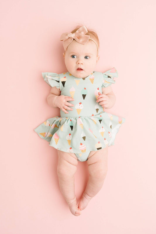 Ice Cream Swim Dress
