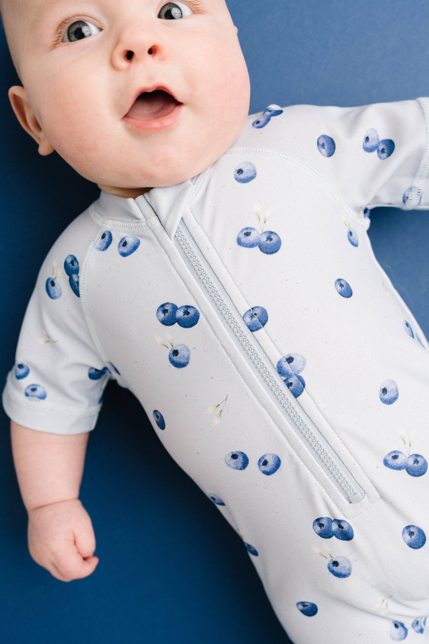 Blueberry Swim Romper